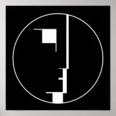 Bauhaus Poster, embleem gezicht Poster (Voorkant)