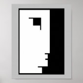 Bauhaus Poster, embleem gezicht Poster (Voorkant)