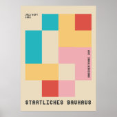 Bauhaus Poster Grafisch ontwerp (Voorkant)