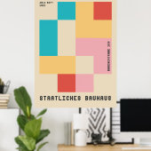 Bauhaus Poster Grafisch ontwerp (Thuiskantoor)