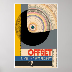 Bauhaus Poster Joost Schmidt Tijdschrift Omslag Ku