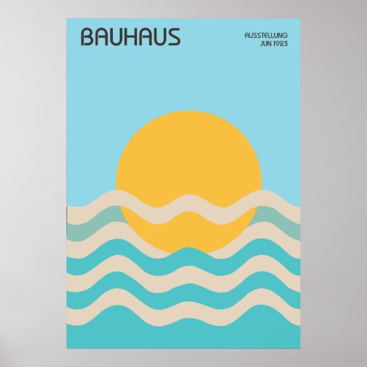 Bauhaus-Poster Poster (Voorkant)