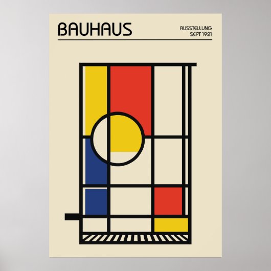 Bauhaus-Poster Poster (Voorkant)