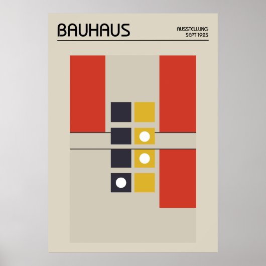 Bauhaus-Poster Poster (Voorkant)