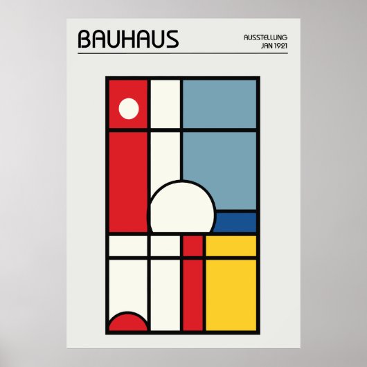 Bauhaus-Poster Poster (Voorkant)
