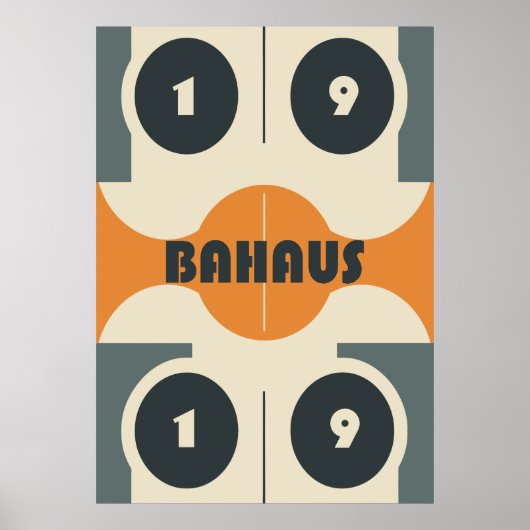 Bauhaus-Poster Poster (Voorkant)