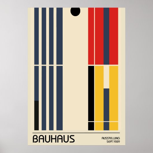 Bauhaus-Poster Poster (Voorkant)