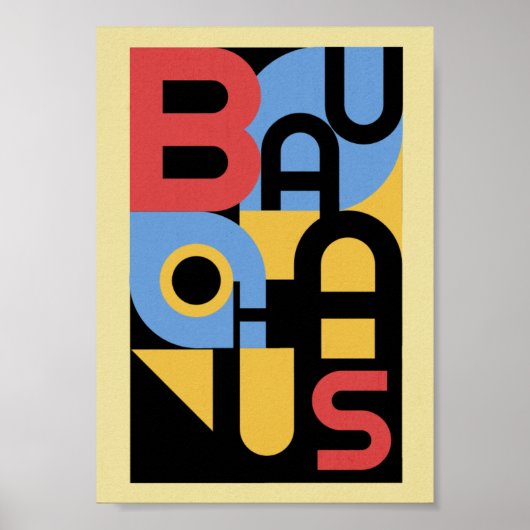 Bauhaus-poster Poster (Voorkant)