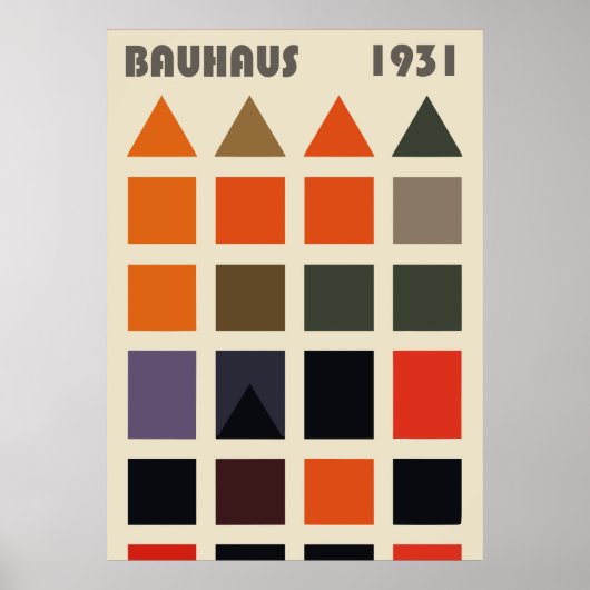 Bauhaus-Poster Poster (Voorkant)