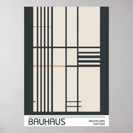 Bauhaus-Poster Poster (Voorkant)