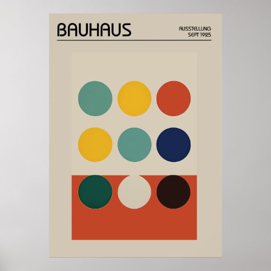 Bauhaus-Poster Poster (Voorkant)