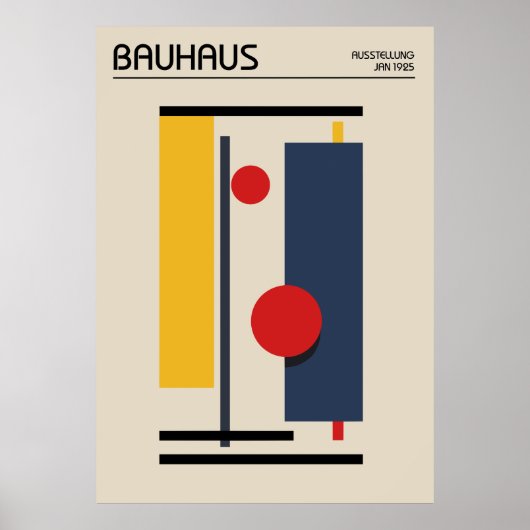 Bauhaus-Poster Poster (Voorkant)