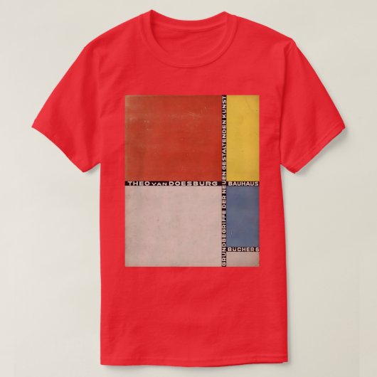 Bauhaus-Poster T-shirt (Design voorkant)