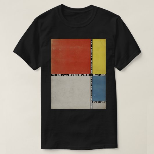 Bauhaus-Poster T-shirt (Design voorkant)