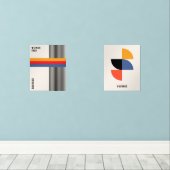 Bauhaus Poster Tentoonstelling Poster Set (Houten vloer)