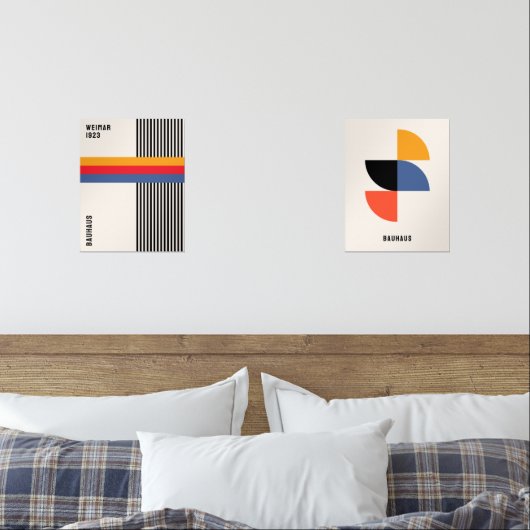 Bauhaus Poster Tentoonstelling Poster Set (Slaapkamer)