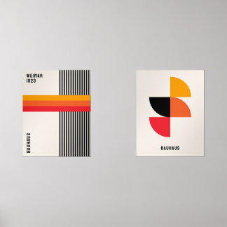 Bauhaus Poster Tentoonstelling Poster Set Sinaasap