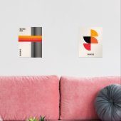 Bauhaus Poster Tentoonstelling Poster Set Sinaasap (Woonkamer)