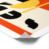 Bauhaus poster voor keukenkoffiekunst (Hoek)