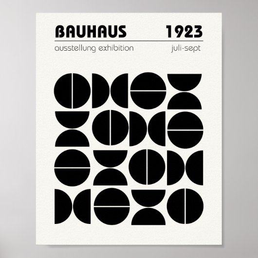Bauhaus Poster Wall Art (Voorkant)