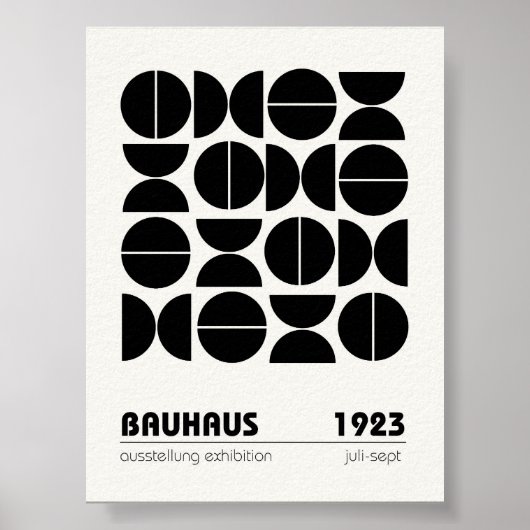 Bauhaus Poster Wall Art (Voorkant)