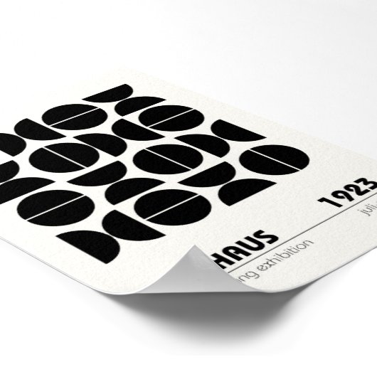 Bauhaus Poster Wall Art (Hoek)