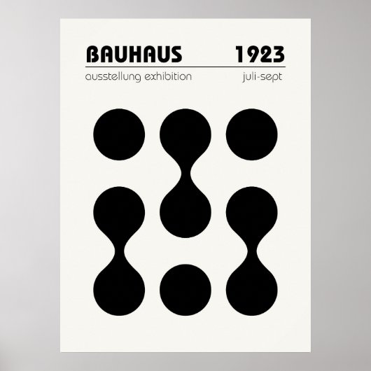 Bauhaus Poster Wall Art (Voorkant)