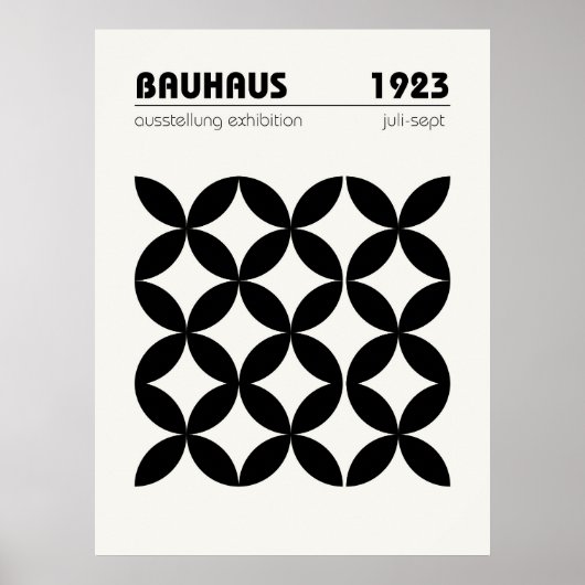 Bauhaus Poster Wall Art (Voorkant)