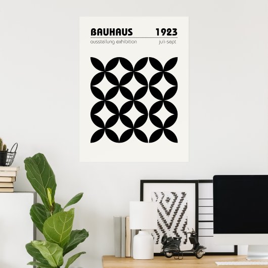 Bauhaus Poster Wall Art (Thuiskantoor)