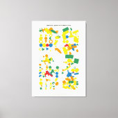 Bauhaus Quantum Compositie  Canvas Afdruk (Voorkant)