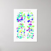 Bauhaus Quantum Composition  Canvas Afdruk (Voorkant)