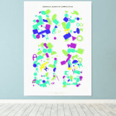 Bauhaus Quantum Composition  Canvas Afdruk (Insitu (Houten vloer))