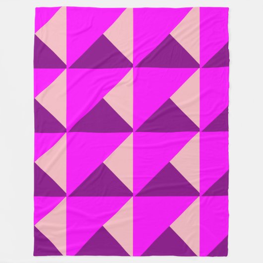 Bauhaus Quilt Fleece Deken (Voorkant)