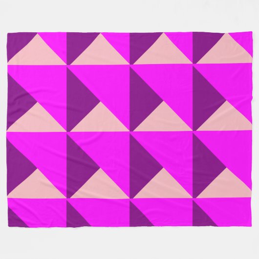Bauhaus Quilt Fleece Deken (Voorkant (Horizontaal))