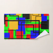 Bauhaus Rechthoeken en lijnen Bad Handdoek (Handdoek)