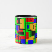 Bauhaus Rechthoeken en Lijnen Mok (Midden)
