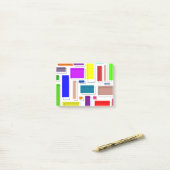 Bauhaus Rechthoeken  Post-it® Notes (Op bureau)