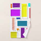 Bauhaus Retangles Bad Handdoek (Handdoek)