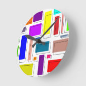 Bauhaus Retangles Ronde Klok (Hoek)