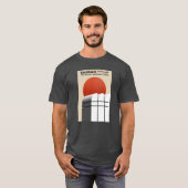 Bauhaus Retro Art Deco architecture discipline fro T-shirt (Voorkant volledig)