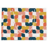 Bauhaus Retro Geometric Pattern Groot Cadeauzakje (Achterkant)