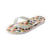 Bauhaus Retro Geometric Pattern Kinder Teenslippers (Schuin)