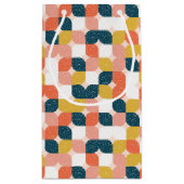 Bauhaus Retro Geometric Pattern Klein Cadeauzakje (Achterkant)