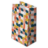 Bauhaus Retro Geometric Pattern Klein Cadeauzakje (Achterkant Gekanteld)