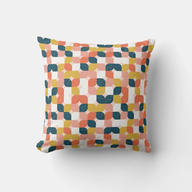Bauhaus Retro Geometric Pattern Kussen (Voorkant)