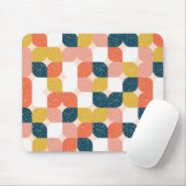 Bauhaus Retro Geometric Pattern Muismat (Met muis)