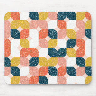Bauhaus Retro Geometric Pattern Muismat