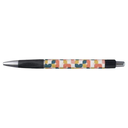 Bauhaus Retro Geometric Pattern Pen (Voorkant)