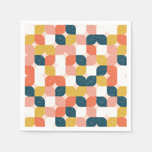 Bauhaus Retro Geometric Pattern Servet