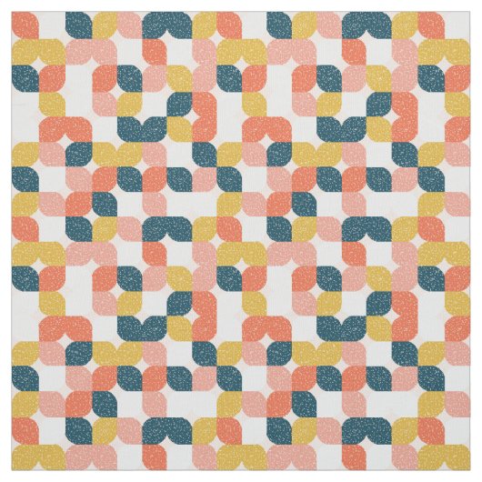 Bauhaus Retro Geometric Pattern Stof (Swatch)